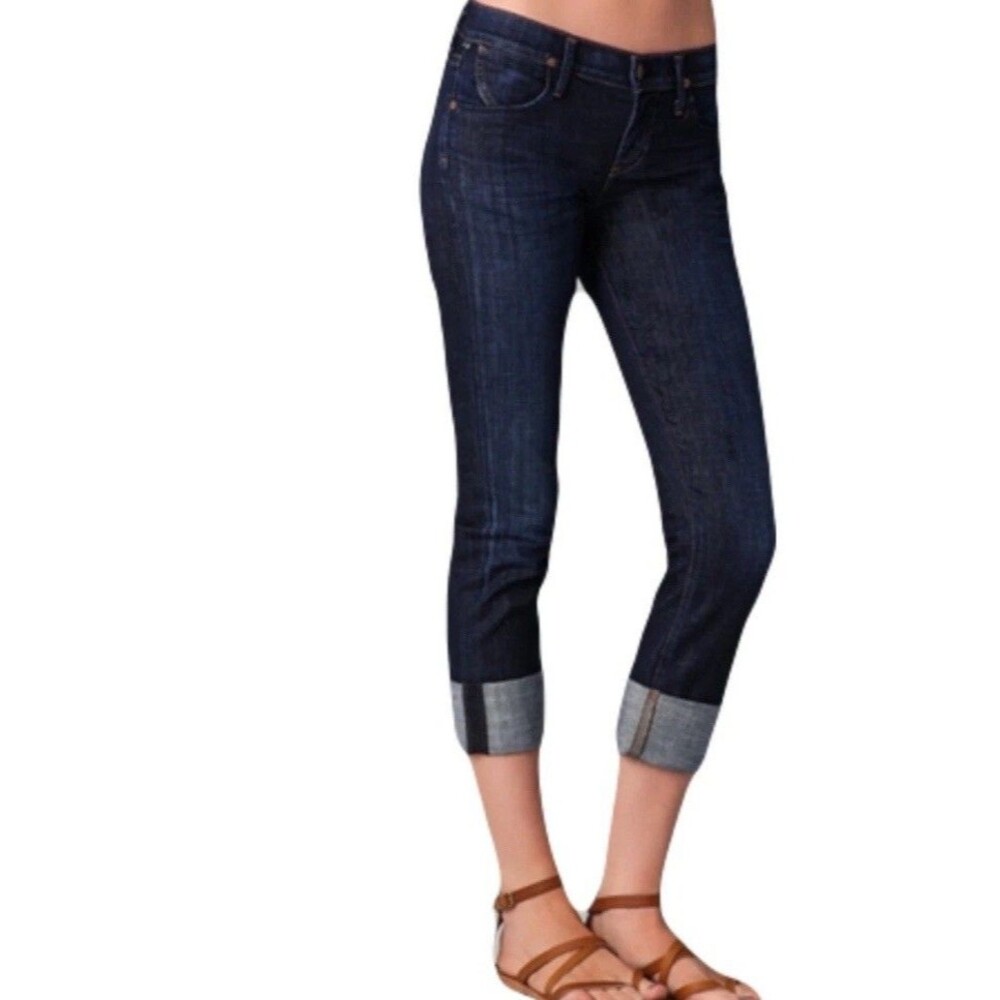 Citizens Of Humanity Jeans Women’s Size 26 Denim Dani Cropped Straight Cuffed